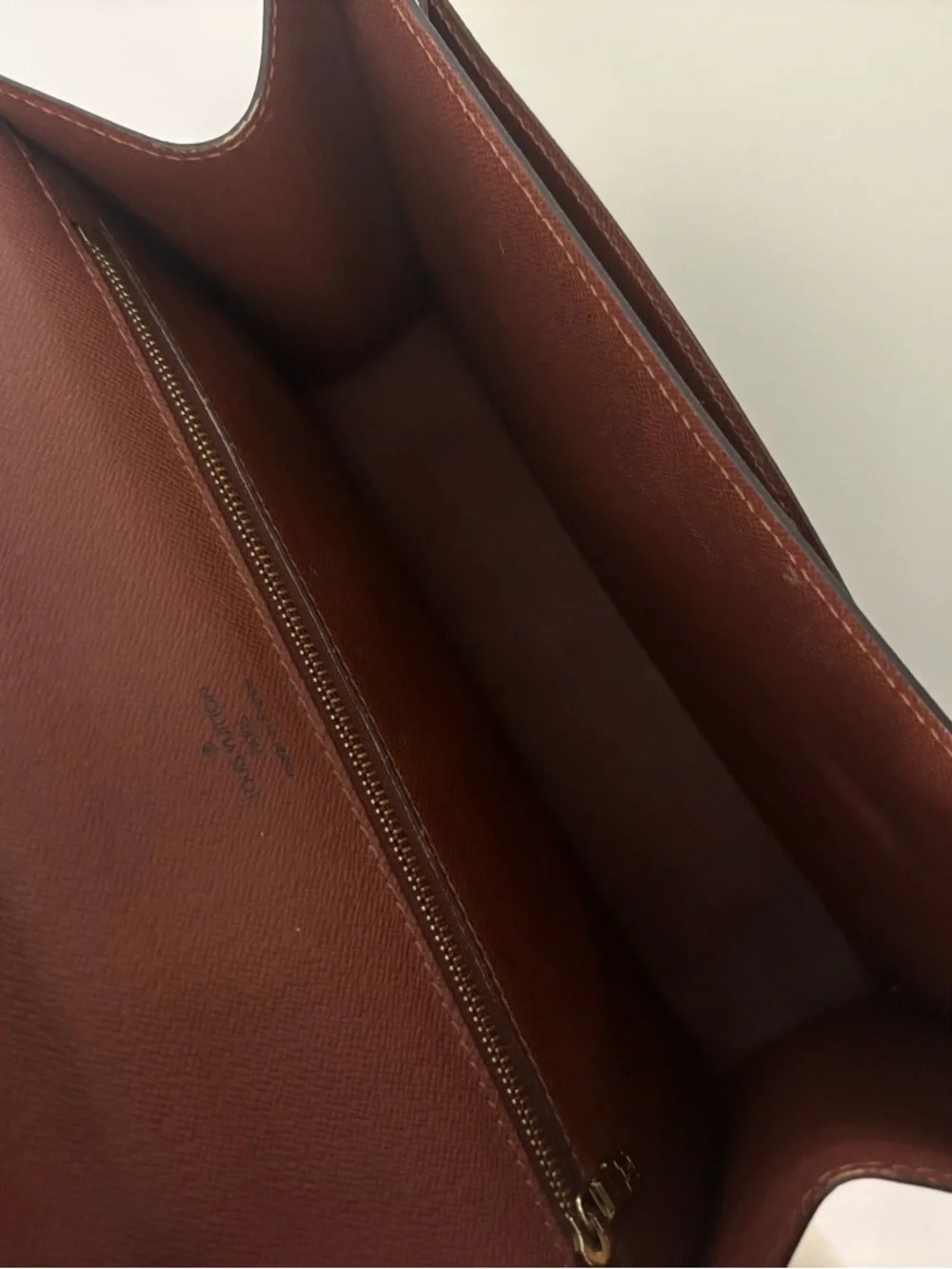 Louis Vuitton Monceau 28 Monogram Satchel Crossbody Purse Gold Hardware Vintage - Picture 10 of 17